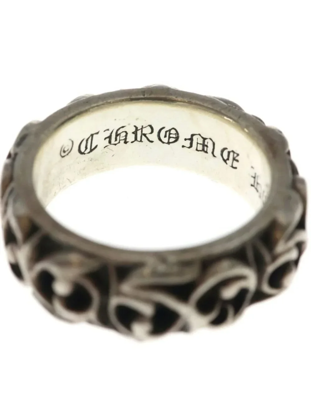 Chrome Hearts Etrnity Vine Band Eternity 925 Sterling Silver Ring